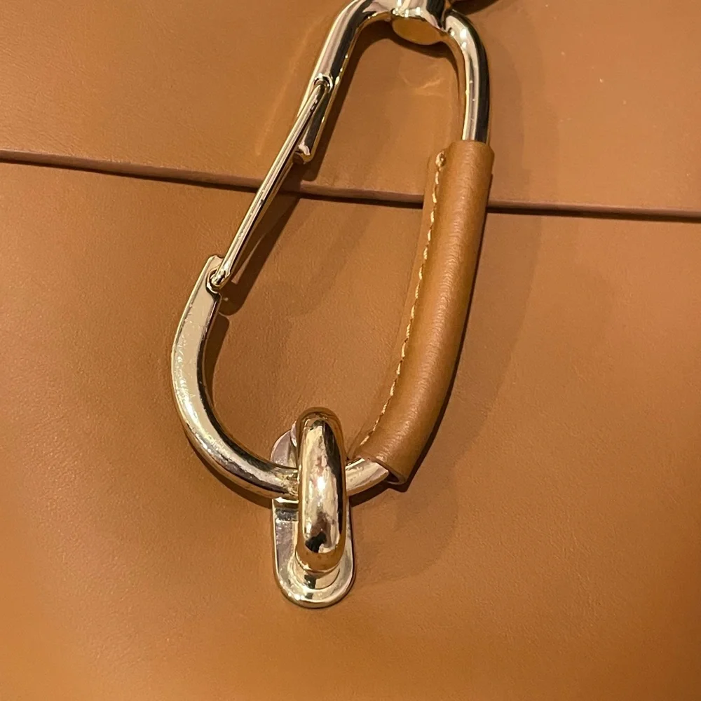 Zac Zac Posen Belay Crossbody Tan Leather Bag - Picture 8 of 10